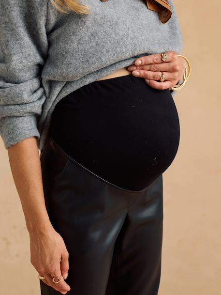 Pantalon de grossesse bandeau noir 2 - vertbaudet enfant 