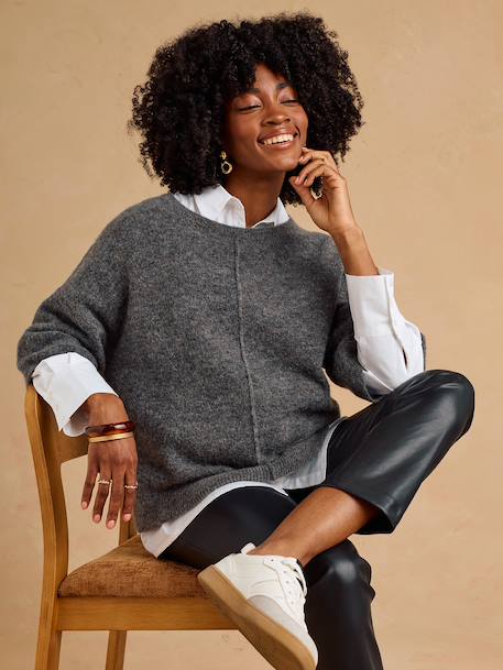 Pull de grossesse chocolat 6 - vertbaudet enfant 
