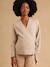 Ensemble cache coeur grossesse beige chiné 7 - vertbaudet enfant 