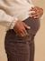 Jean léopard cropped de grossesse bandeau chocolat 4 - vertbaudet enfant 