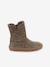 Bottes pieds nus enfants BAREFOOT TEX SUEDE Froddo beige imprimé+bordeaux+bronze+gris+noir+or 2 - vertbaudet enfant 
