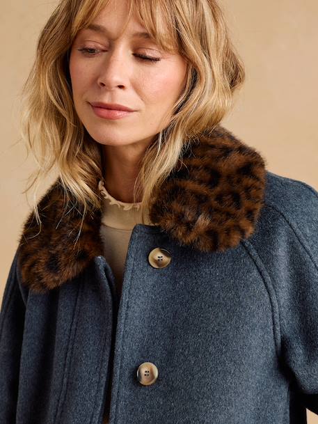 Manteau court de grossesse gris souris 8 - vertbaudet enfant 