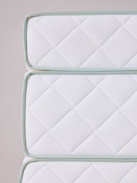 Matelas enfant évolutif 3 parties anti-acariens traité Bi-ome NTL® BLANC 7 - vertbaudet enfant 