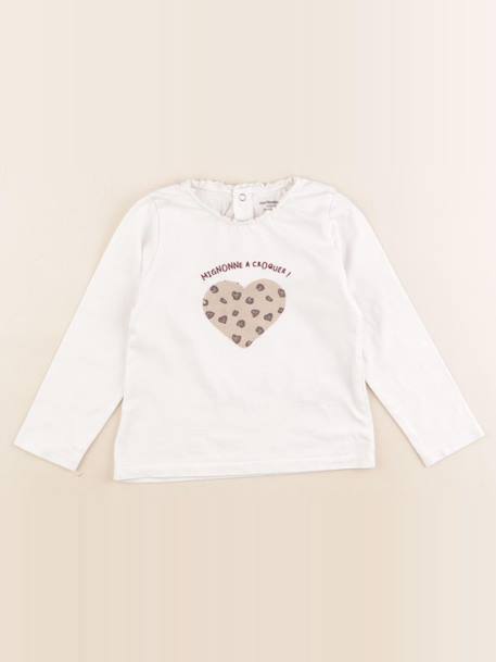 Tee-shirt - 2 ans Beige 1 - vertbaudet enfant 