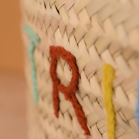 Panier de rangement tressé tribu Naturel 3 - vertbaudet enfant 