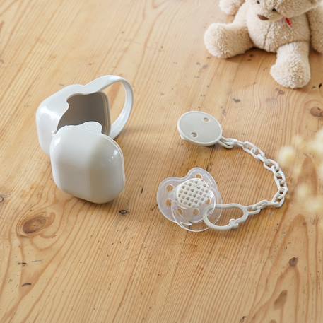 Boîte à sucettes Gris+Violet 2 - vertbaudet enfant 
