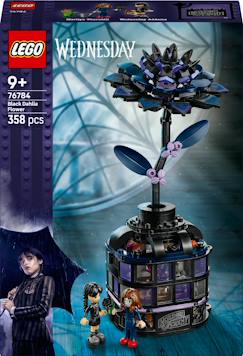 Jouet-Lego 76784 jeu de construction enfant le dahlia noir mercredi