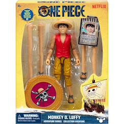 Jouet-Jeux d'imagination-Figurines, mini mondes, héros et animaux-Figurine articulée enfant one piece luffy