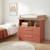 Commode à langer 'jimmy' avec tiroir / compartiment ouvert – poignées en bois massif Blanc+Mauve+Sauge 8 - vertbaudet enfant 