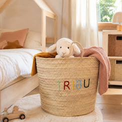 -Panier de rangement tressé tribu