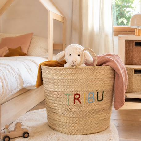 Panier de rangement tressé tribu Naturel 1 - vertbaudet enfant 