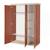 Armoire enfant ‘jimmy’ – 3 portes – poignées en bois massif Blanc+Mauve+Sauge 10 - vertbaudet enfant 