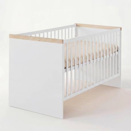 Ensemble Chambre Bébé 'Jimmy' – Set Duo – Chambre Évolutive au Design Scandinave Blanc+Mauve+Sauge 4 - vertbaudet enfant 