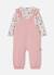 Ensemble bébé fille maille brodé hibou Pink 2 - vertbaudet enfant 