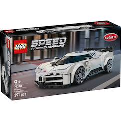 Jouet-Lego 77240 jeu de construction enfant hypercar bugatti centodieci speed champions 291 pièces