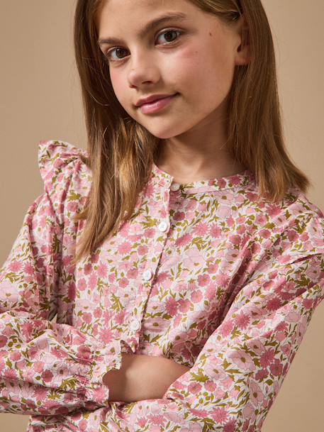 Robe en tissu liberty fille Liberty poppy and daisy 3 - vertbaudet enfant 