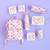 Trousse d'école et loisirs pour enfant Beige+Blanc+Bleu+Bleu marine+Gris+Jaune+Kaki+Parme+Pêche+Rose+Rose pastel+Vert 58 - vertbaudet enfant 