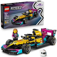 Jouet-Lego 77258 jeu de construction enfant voiture de course f1 academy speed champions 201 pièces