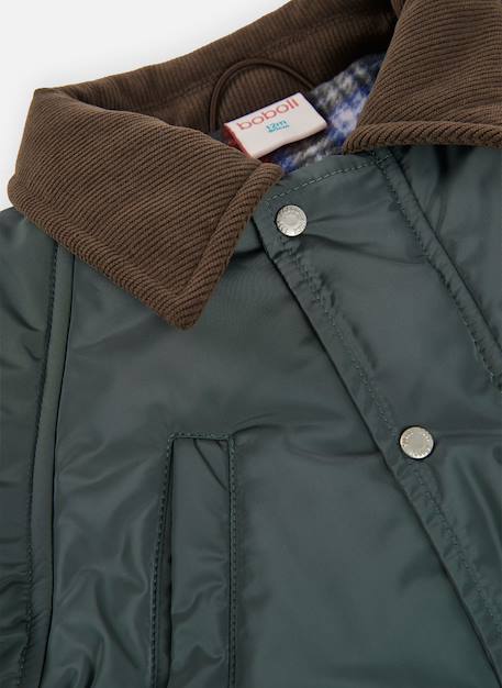 Parka en tissu technique garçon Vert 4 - vertbaudet enfant 