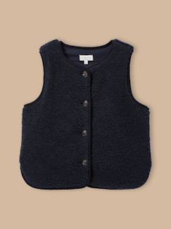 Veste sans manches en sherpa garçon  - vertbaudet enfant