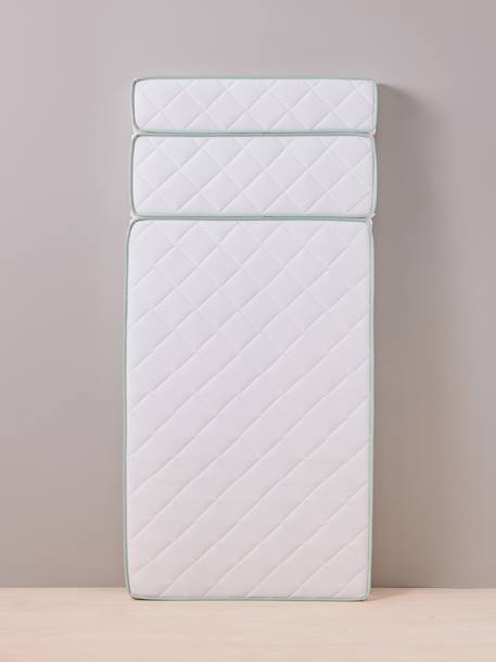 Matelas enfant évolutif 3 parties anti-acariens traité Bi-ome NTL® BLANC 3 - vertbaudet enfant 