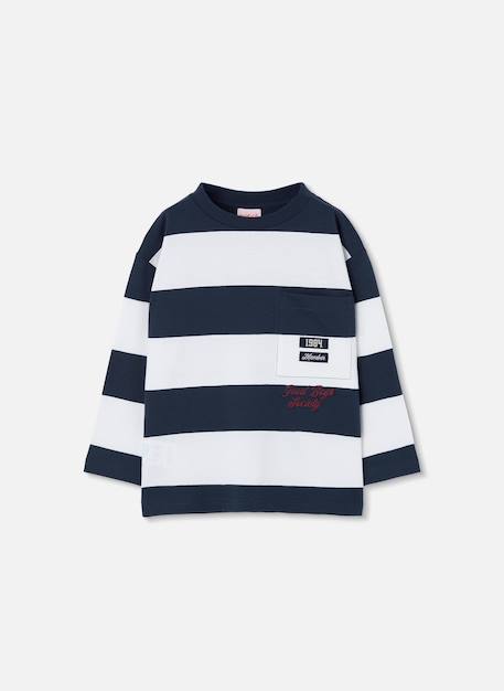 Garçon-T-shirt en maille garçon rayé
