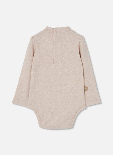 Ensemble bébé garçon denim brodé d'ours Bleu 4 - vertbaudet enfant 