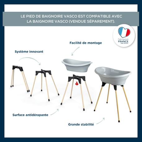 Pied de baignoire vasco Marron 4 - vertbaudet enfant 