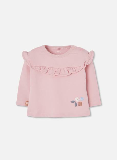 Ensemble bébé fille maille imprimé fleurs Pink 3 - vertbaudet enfant 