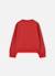 Sweat-shirt en molleton fille broderie chien Grenat 2 - vertbaudet enfant 