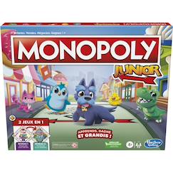 Jouet-Premier jeu de société enfant monopoly junior