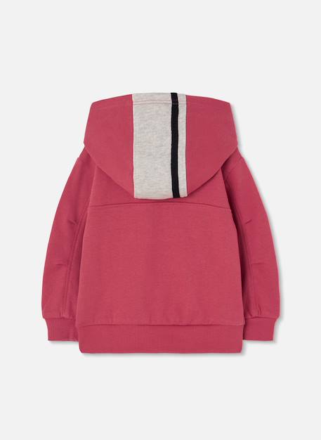 Sweat-shirt garçon molleton à capuche wild road Orange 2 - vertbaudet enfant 