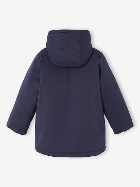 Parka 3 en 1 fille amovible blush+marine 14 - vertbaudet enfant 