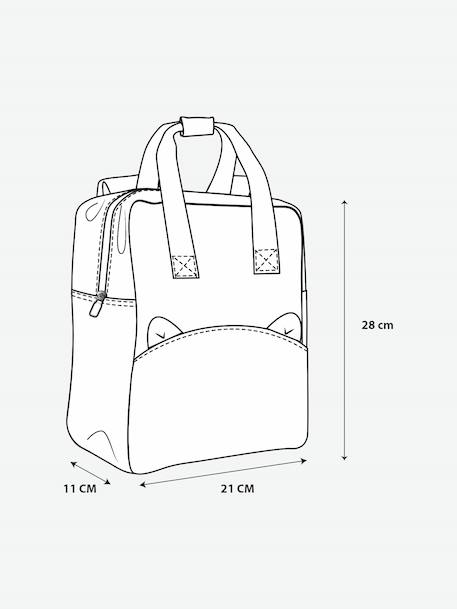 Sac à dos bébé fille polyester vieux rose 5 - vertbaudet enfant 
