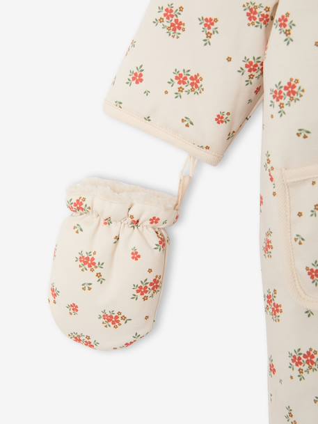 Combipilote naissance à capuche amovible vanille 4 - vertbaudet enfant 