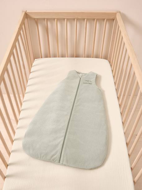 Gigoteuse en velours côtelé argile+vert sauge 8 - vertbaudet enfant 
