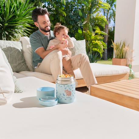 Thermos 600ml Beige+Bleu+Rose 11 - vertbaudet enfant 