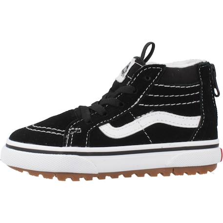 Baskets enfant garçon en cuir Noir 2 - vertbaudet enfant 