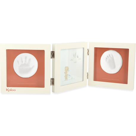 Mon cadre photo et empreintes Blanc 1 - vertbaudet enfant 