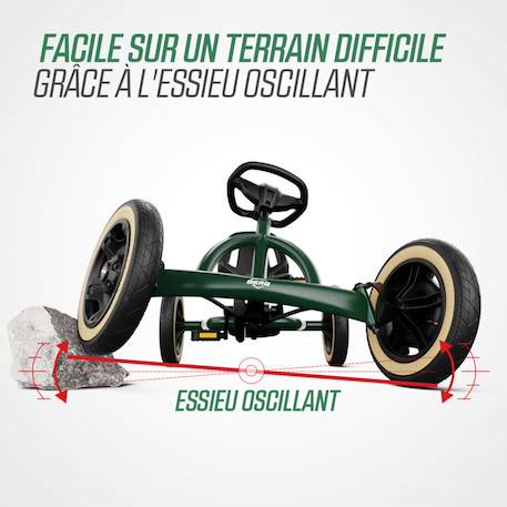 Kart à pédales enfant 3 ans+ Blue+Green+Yellow 9 - vertbaudet enfant 