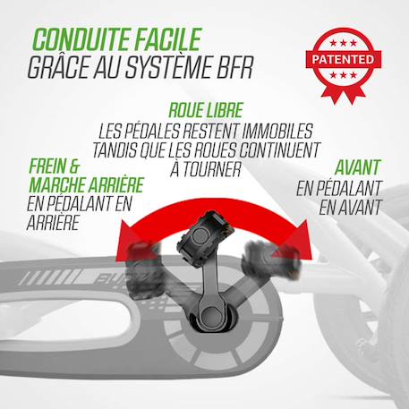 Kart à pédales enfant 3ans+ - Fendt Green/red 6 - vertbaudet enfant 