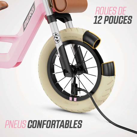 Draisienne pour enfants, 2,5+ ans, 12 pouces, biky retro rose Pink 6 - vertbaudet enfant 