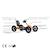 Kart à pédales pour enfants, 3+ ans, buddy b-orange Orange 4 - vertbaudet enfant 