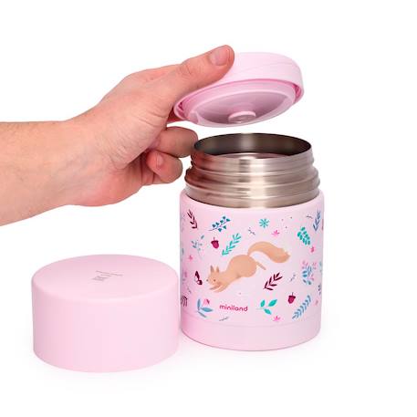 Thermos 600ml Beige+Rose 9 - vertbaudet enfant 