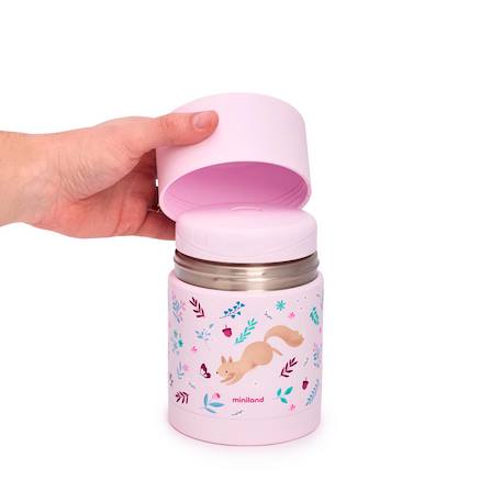 Thermos 600ml Beige+Rose 7 - vertbaudet enfant 