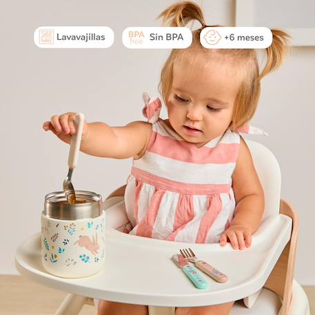 Ensemble de couverts en acier dreamland Beige 5 - vertbaudet enfant 
