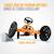 Kart à pédales pour enfants, 3+ ans, buddy b-orange Orange 3 - vertbaudet enfant 