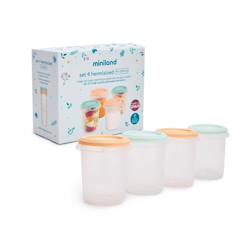 Puériculture-Set de 4 hermétiques de 200ml hermisized
