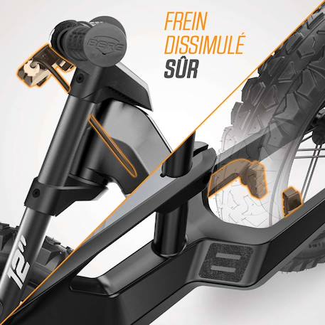 Draisienne biky cross avec frein à mains Black+Blue+Grey+Purple+White 2 - vertbaudet enfant 