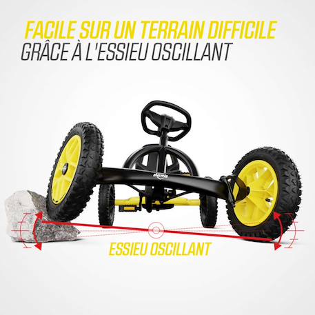 Kart à pédales enfant 3 ans+ Blue+Green+Yellow 15 - vertbaudet enfant 